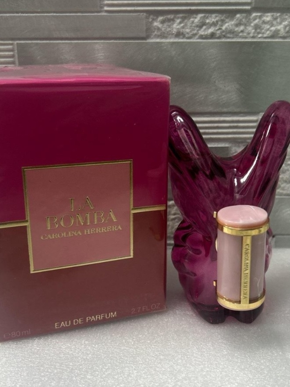 Carolina Herrera La Bomba Eau de Parfum -AUTHENTIC DIDN'T KNOW THEY MAY FAKES - Picture 2 of 4
